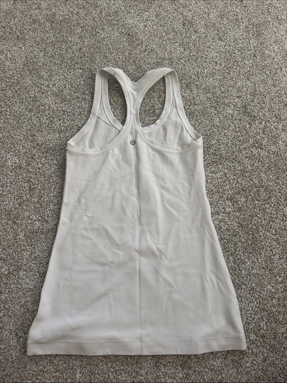 lululemon athletica Cream Racerback Tank
